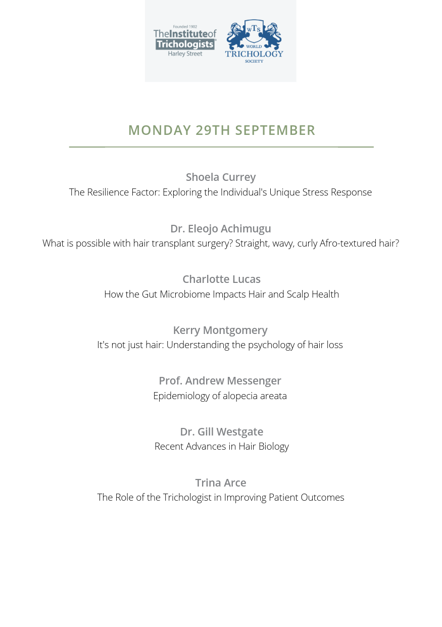 World Congress of Trichology 2025 - One Day Congress Recording - Image 5